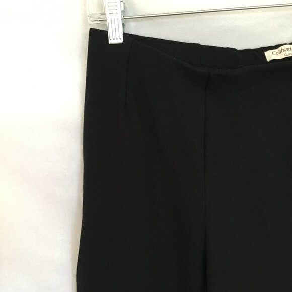 Coldwater Creek Classic Fit Pull-on Pants Women's Size Petite Small 8 Black - Picture 6 of 8